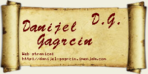 Danijel Gagrčin vizit kartica